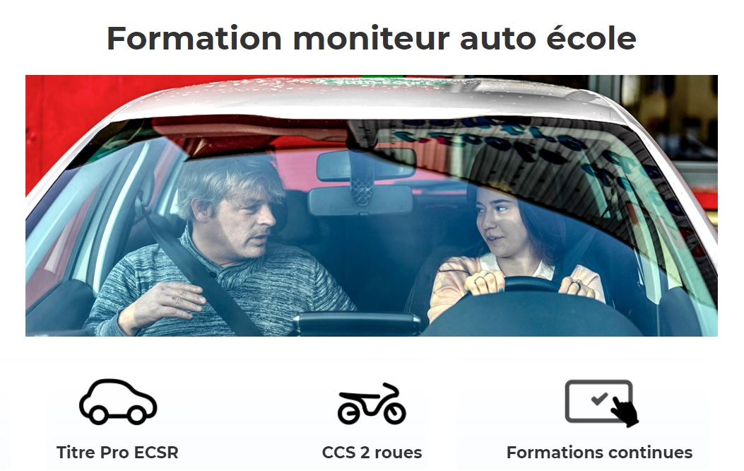 Formation pour devenir moniteur auto école